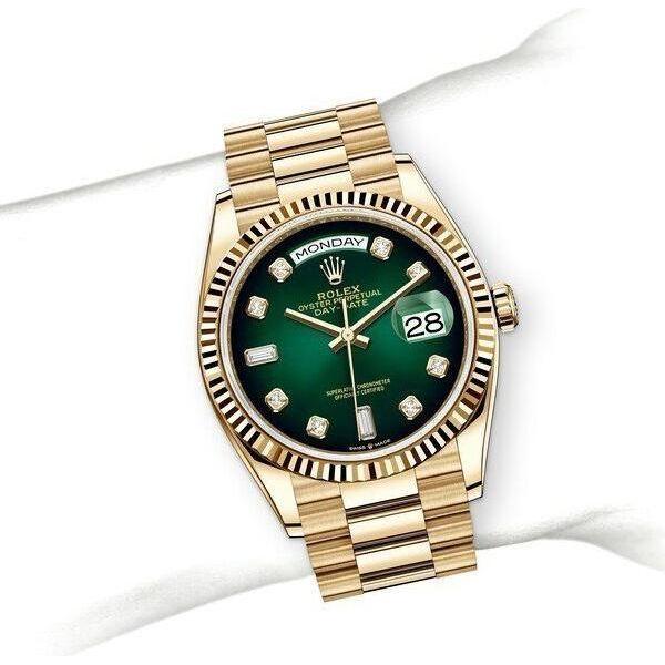 Montre Rolex - Day Date "Jaune/Vert" - Manore Store
