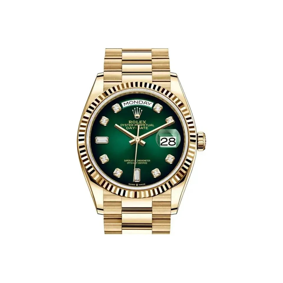 Montre Rolex - Day Date "Jaune/Vert" - Manore Store