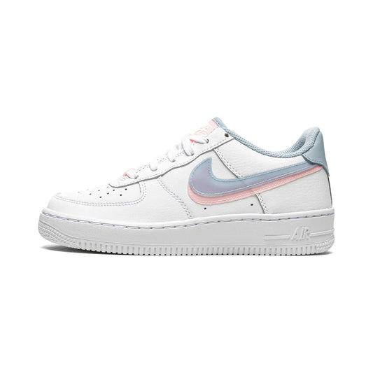 Air Force 1 LV8 "Double Swoosh - White / Blue / Pink"