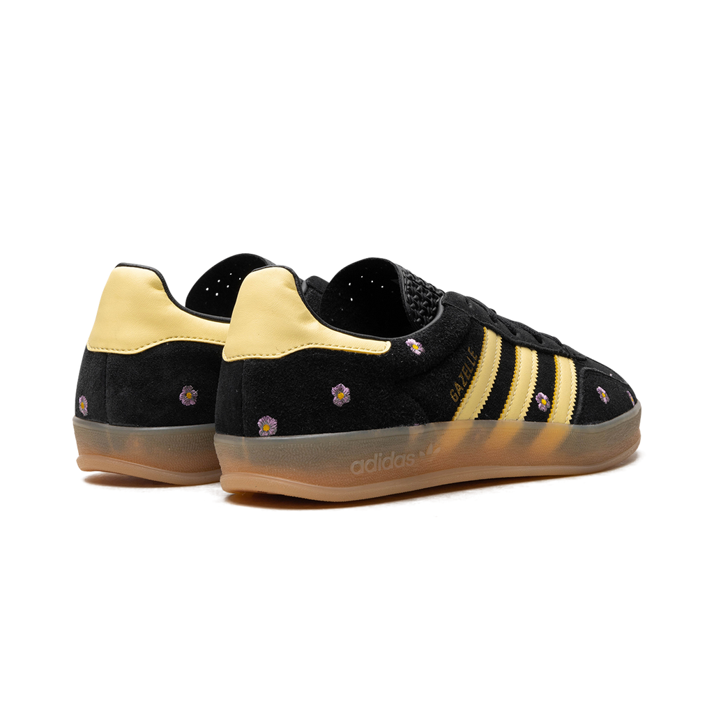 Adidas Gazelle Indoor "Core Black Almost Yellow Floral" - Manore Store