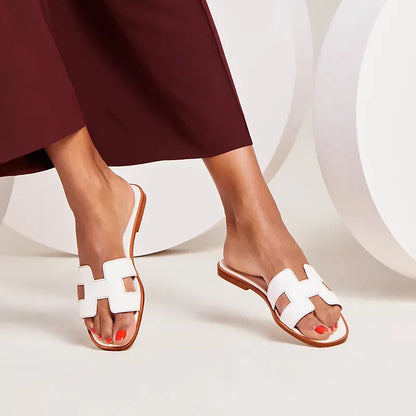 Sandales Hermès Oran - Blanc