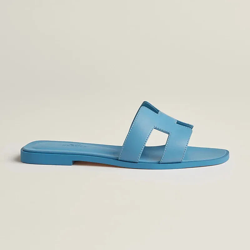 Sandales Hermès Oran - Bleu Cameo