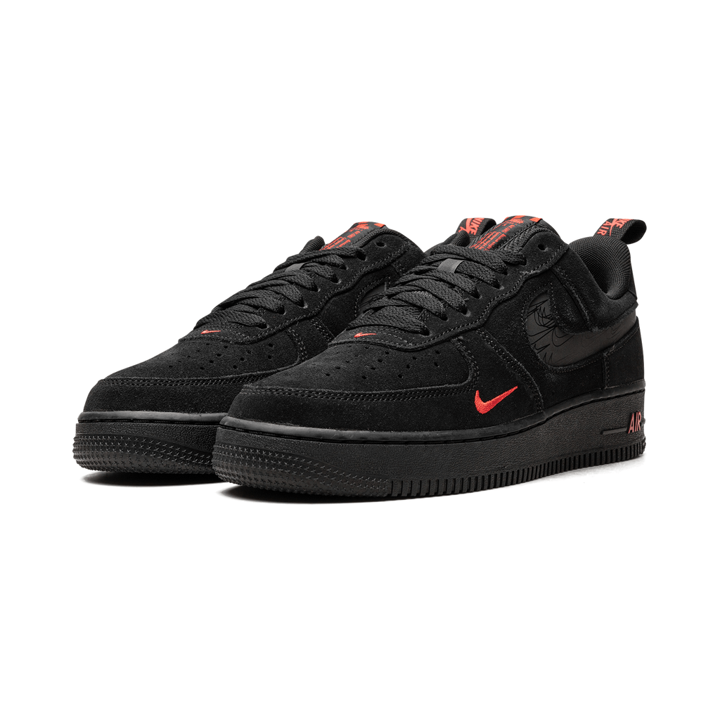 Air Force 1 Low "Swoosh Black Crimson" - Manore Store