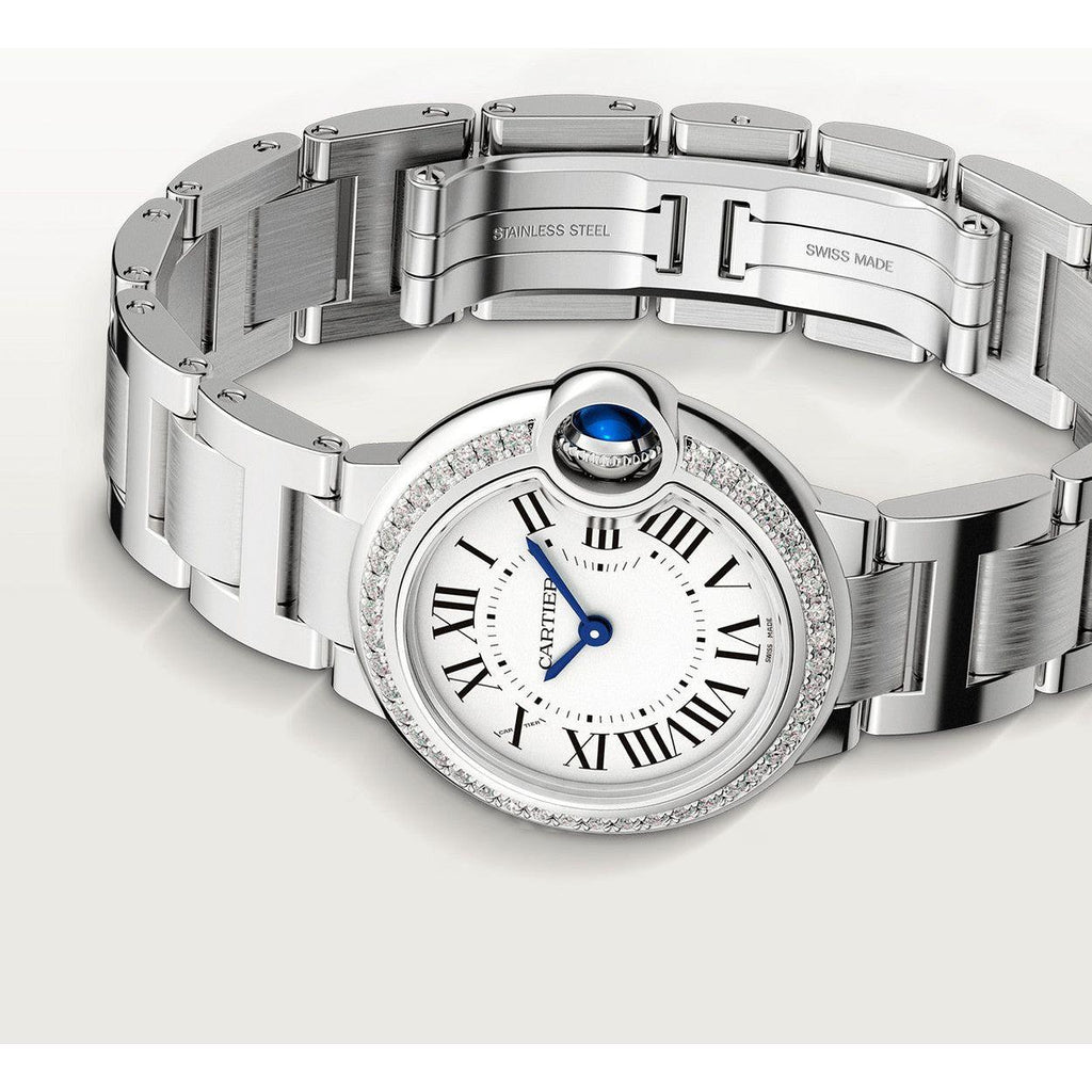 Montre Cartier - Ballon Bleu Sertie Argenté - Manore Store