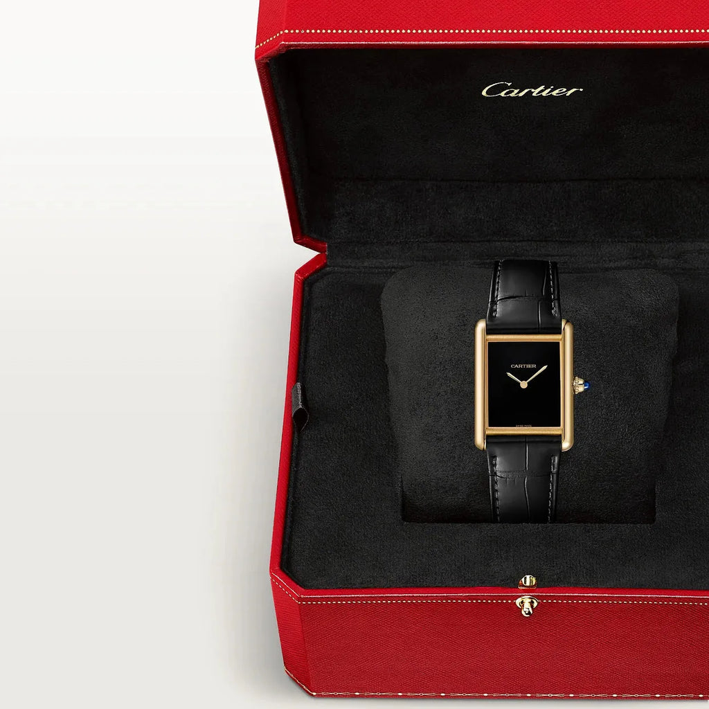 Montre Cartier - Tank Louis Cartier "Noir" - Manore Store