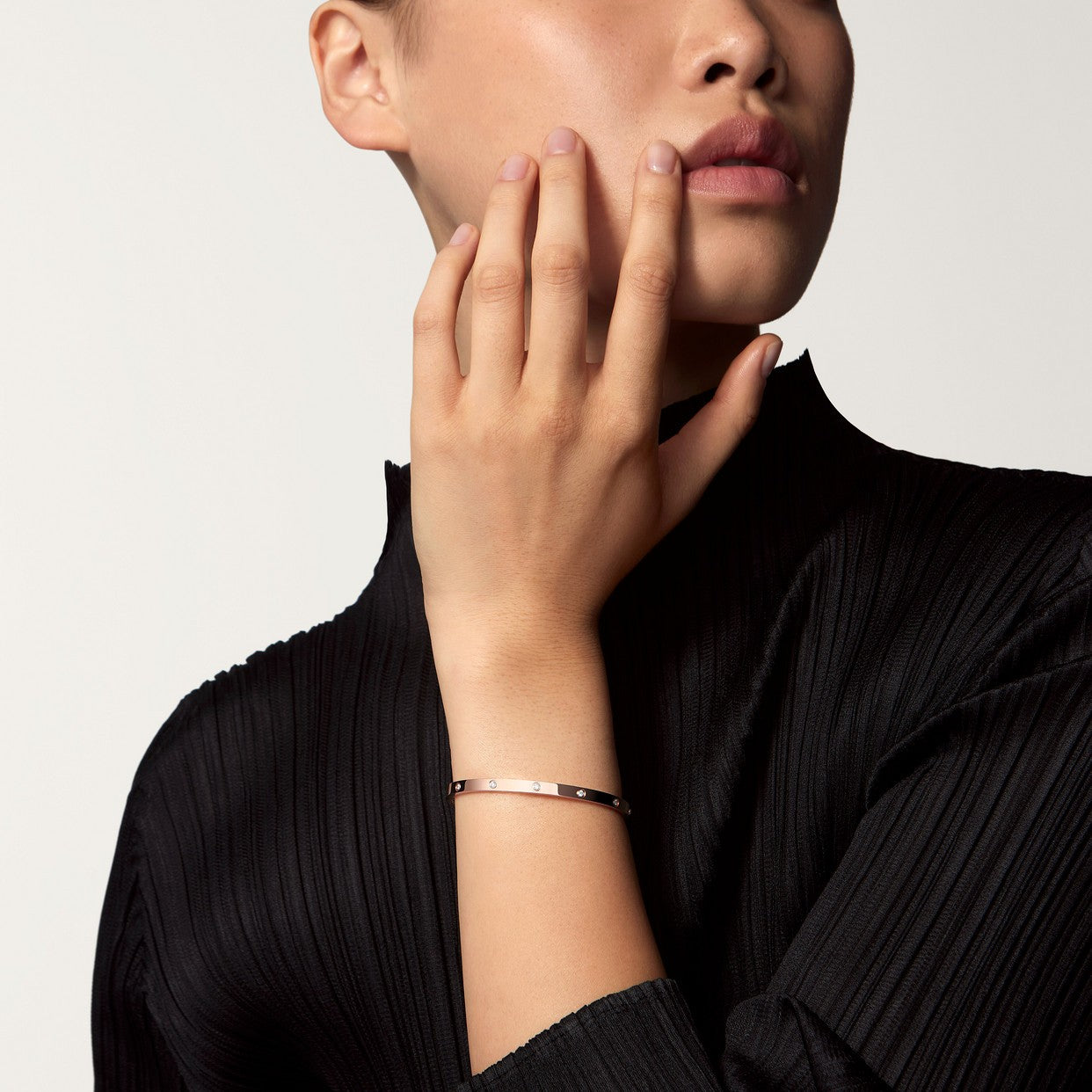 BRACELET CARTIER LOVE PETIT MODÉLE DIAMOND ROSE GOLD