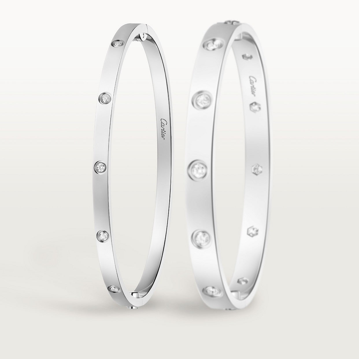 BRACELET CARTIER LOVE PETIT MODÉLE DIAMOND WHITE GOLD