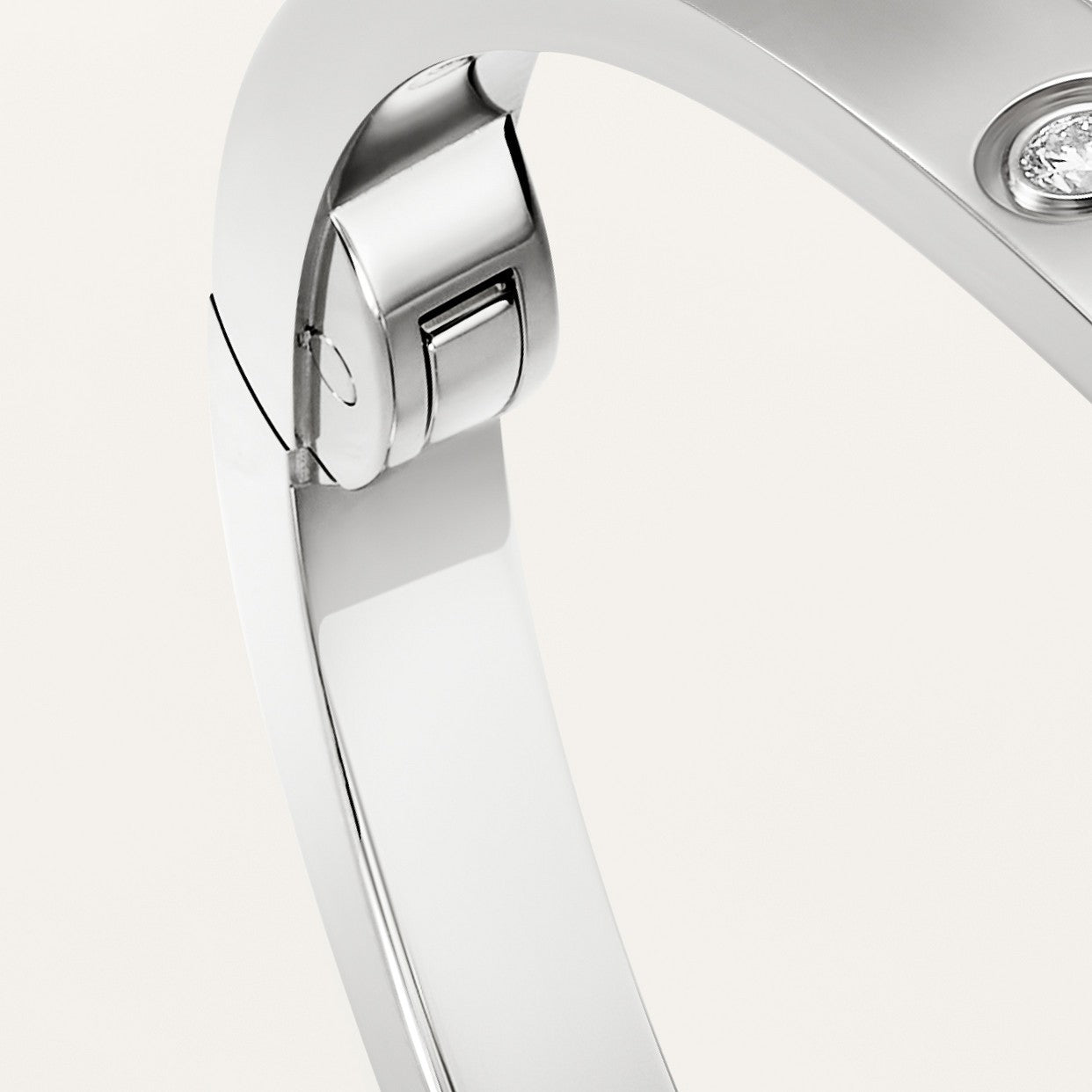 BRACELET CARTIER LOVE PETIT MODÉLE DIAMOND WHITE GOLD