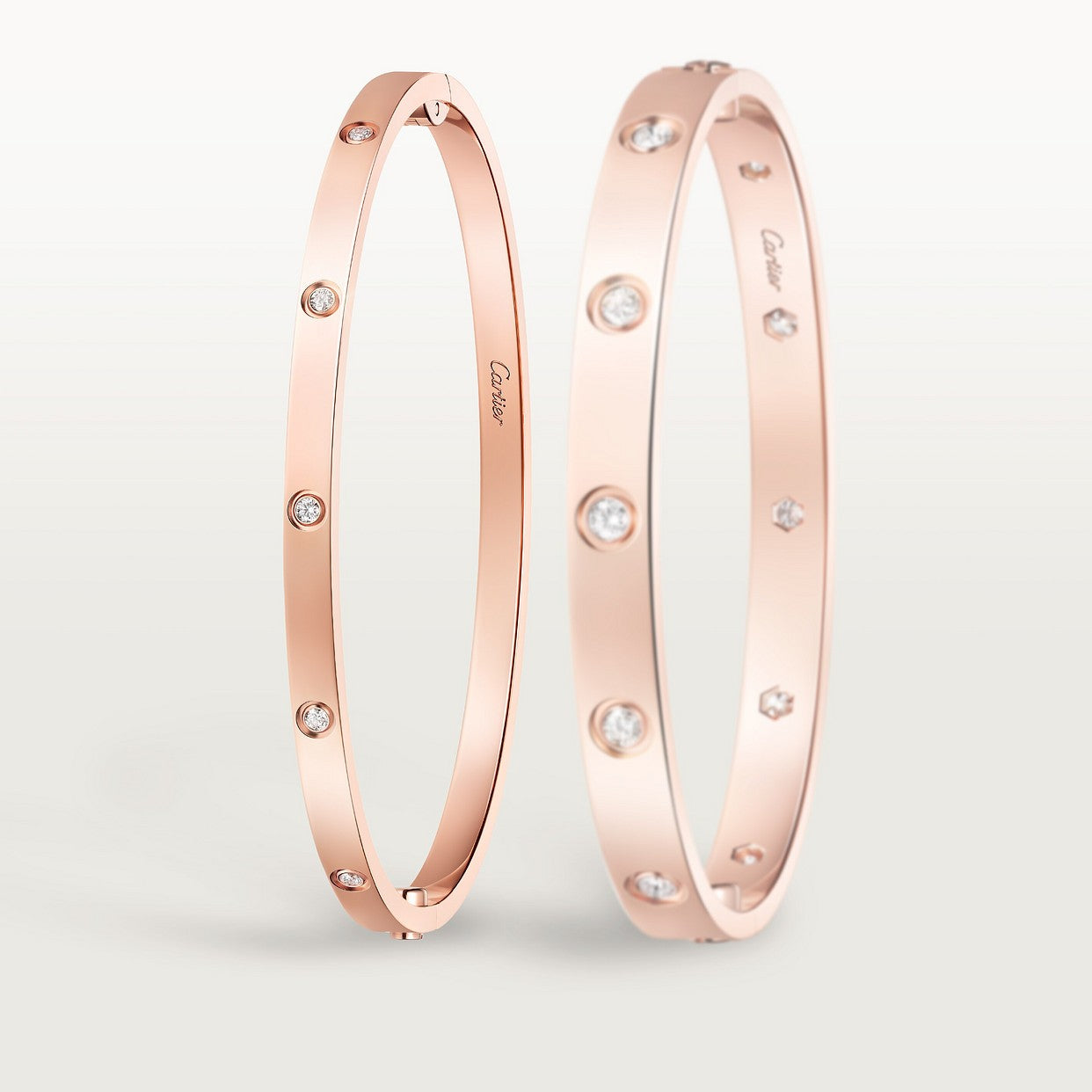 BRACELET CARTIER LOVE PETIT MODÉLE DIAMOND ROSE GOLD