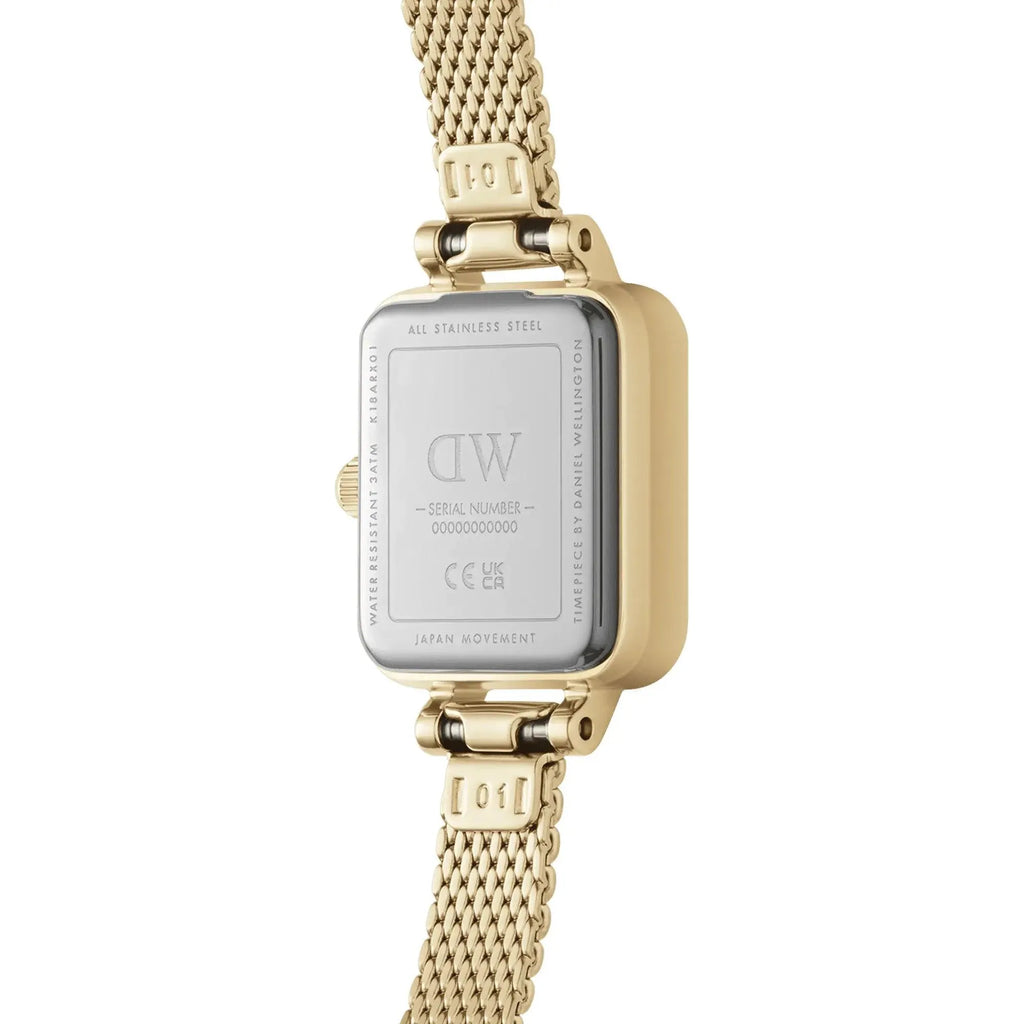 Montre Daniel Wellington - Quadro Mini Evergold Emerald - Gold - Manore Store