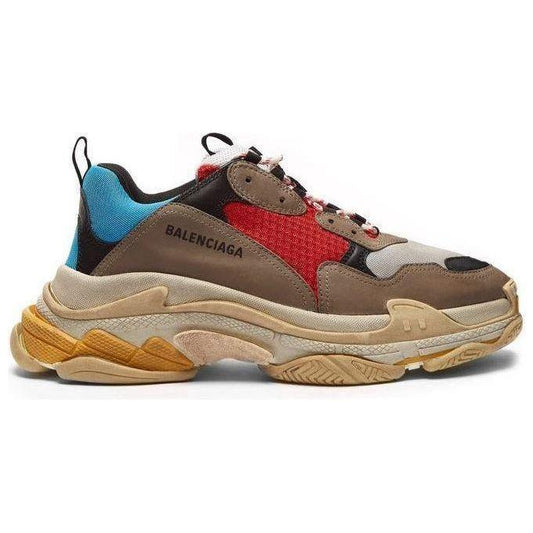 Balen*ciaga Triple-S "Grey/Red/Blue" - Manore Store