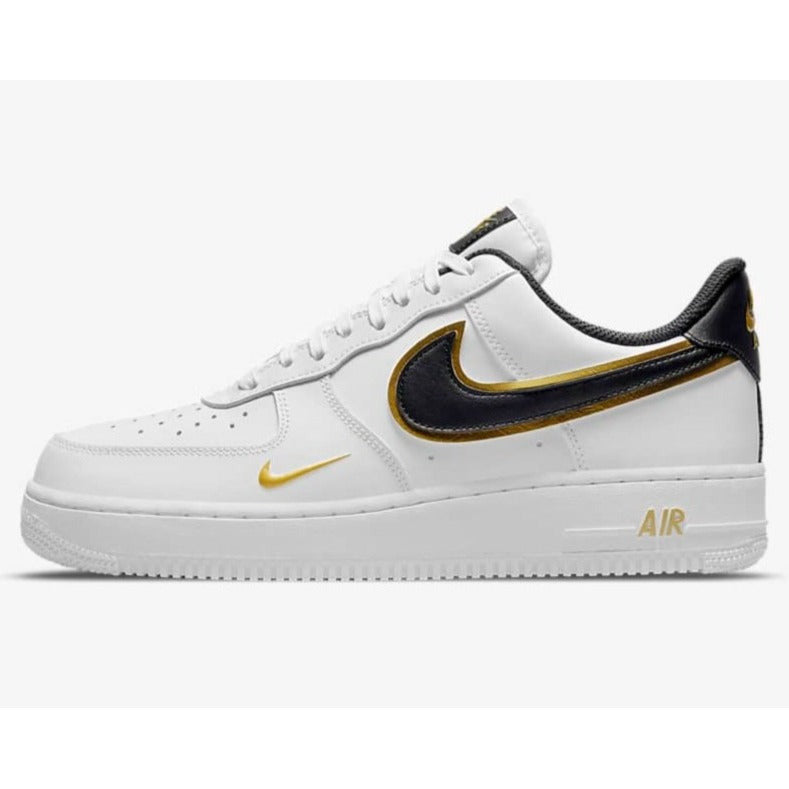 Air Force 1 Low '07 LV8 Double Swoosh " White Metallic Gold "