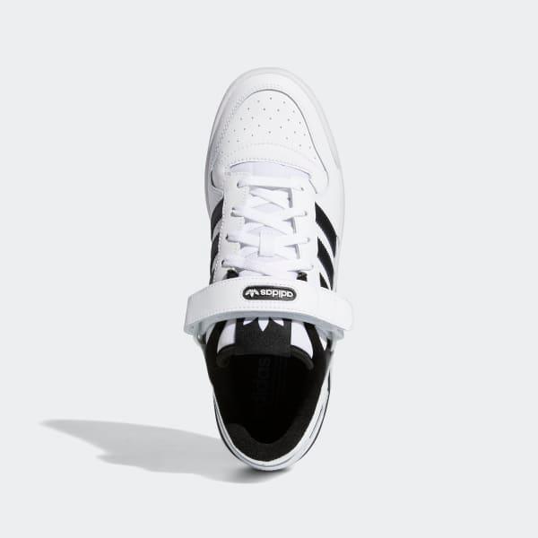 Adidas Forum Low White Black - Plumas Kicks