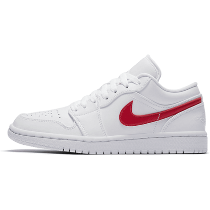 Air Jordan 1 Low White University Red