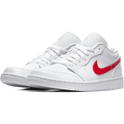 Air Jordan 1 Low White University Red