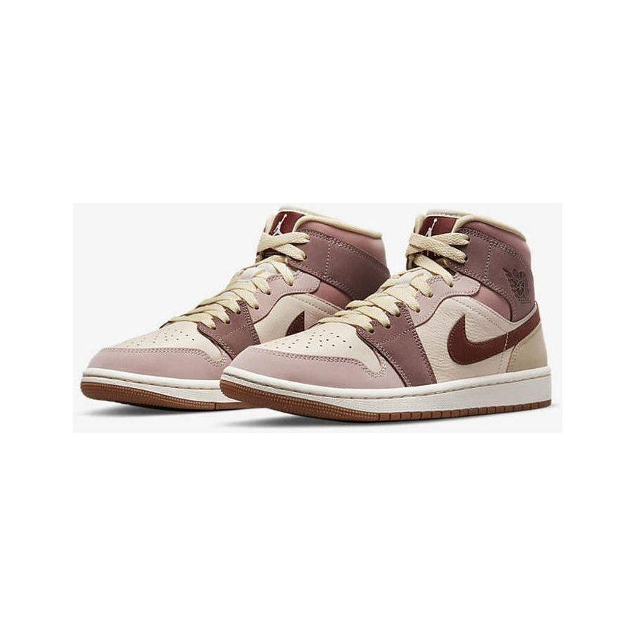 Air Jordan 1 Mid Brown Pink