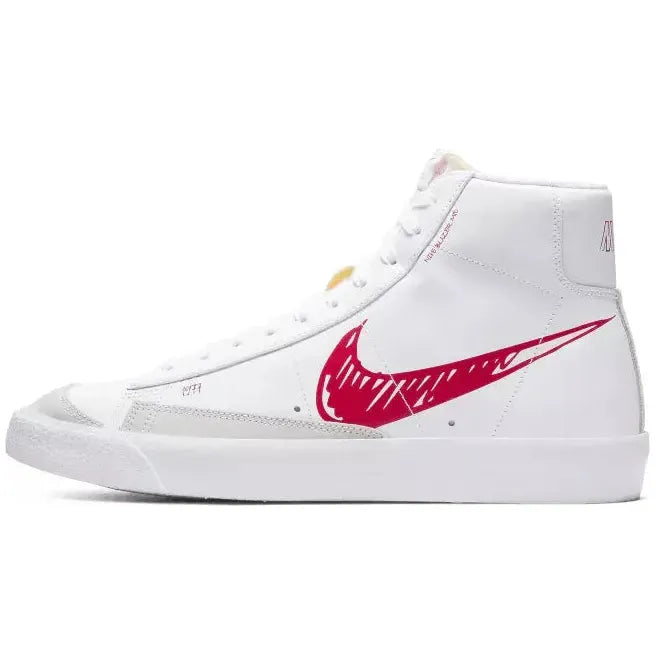 Blazer Mid Sketch Red Swoosh