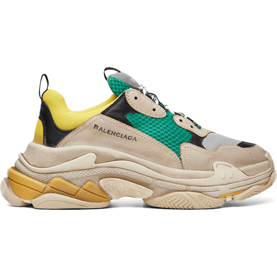 Balen*ciaga Triple S green/yellow