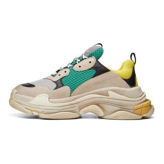 Balen*ciaga Triple S green/yellow