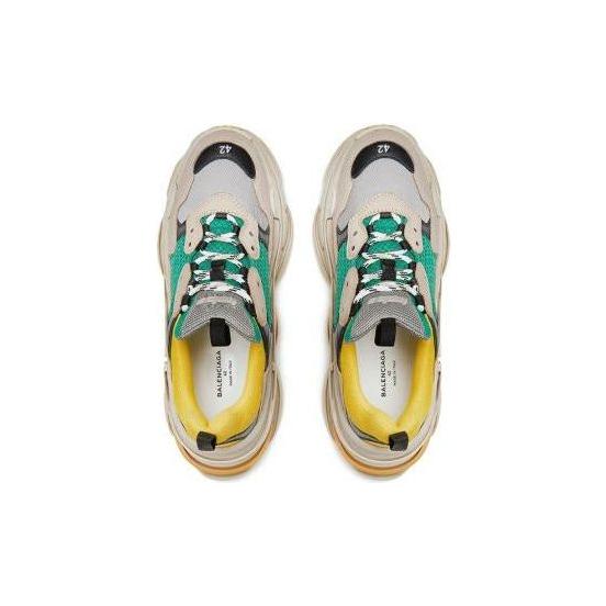 Balen*ciaga Triple S green/yellow