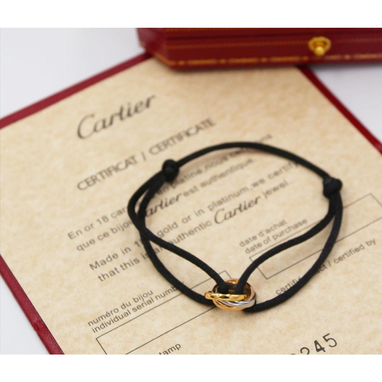 Bracelet Cartier Cordon TRINITY