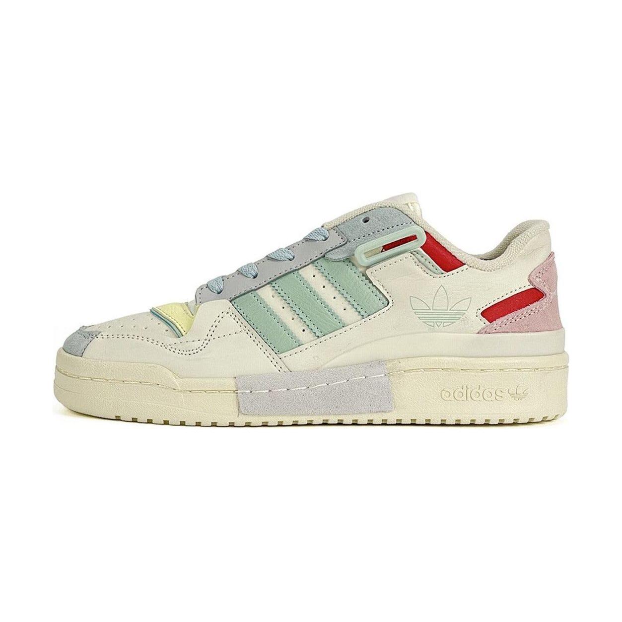 Adidas Forum Low Exhibit White-Pink-Blue - Plumas Kicks